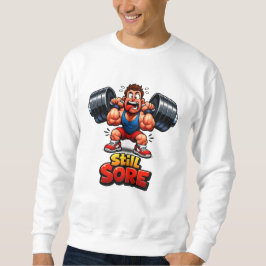Rolig Gymdesign - Träningshumor Lång Ärmad Tröja