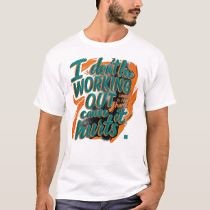 Rolig gymmotivationscitat Träning T Shirt