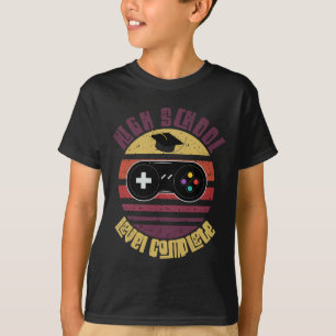 Rolig gymnasiet nivå komplett examen gamer t shirt