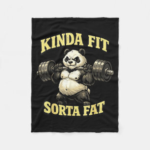 Rolig gympanda_ typ fit ganska tjock tyngdlyftning fleecefilt