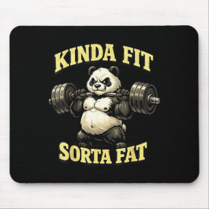 Rolig gympanda_ typ fit ganska tjock tyngdlyftning musmatta