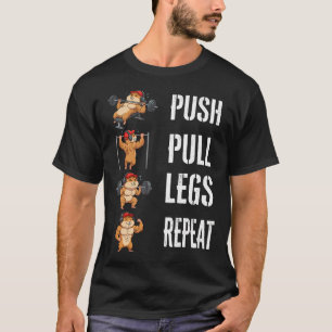 Rolig Gymråtta Fitness Träningsprogram T Shirt