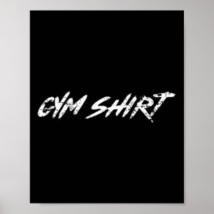 Rolig gymträning Bodybuilding Träning Kraft Poster