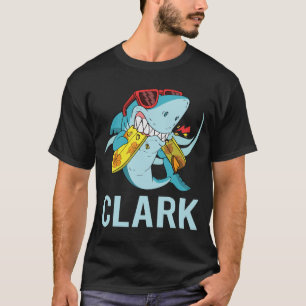 Rolig haj - Clark Namn T Shirt