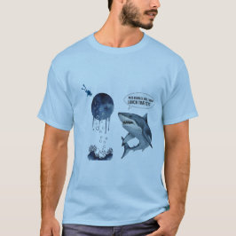 Rolig haj dykare lunch tid ? t-shirt