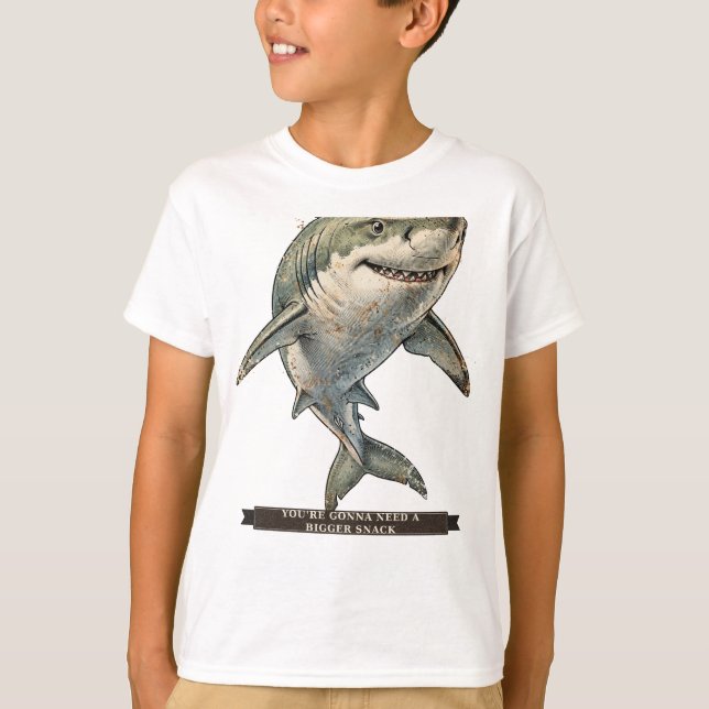 Rolig haj för barn t shirt (Framsida)