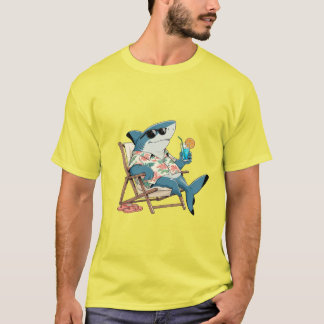 Rolig Haj Semester T-Shirt