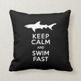 Rolig hajvarning - den behållalugn och simman kudde