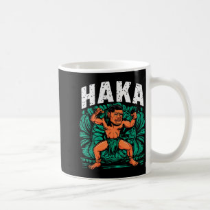 Rolig Haka-dans Maori-dans Kulturdräkt Kaffemugg
