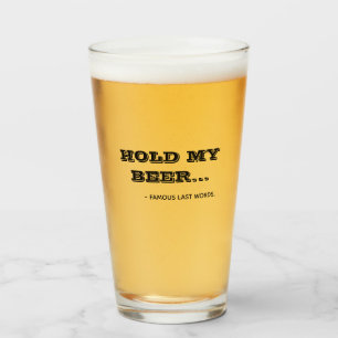 Rolig håll min öl Citat Typografi Ölglas Glaskopp
