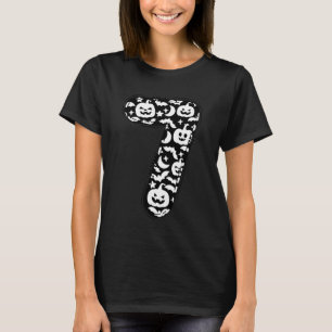 Rolig Halloween 67 Meme Inspirerad Kuslig Nummer 7 T Shirt