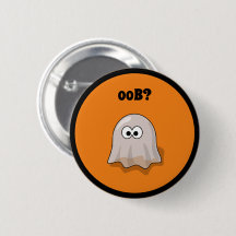 Rolig Halloween-ande säger Boo baklänges
