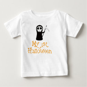Rolig Halloween babyT-tröja - min första Hallowe Tröja
