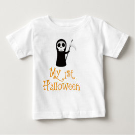 Rolig Halloween babyT-tröja - min första Halloween T-shirt