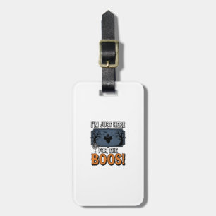 Rolig Halloween Boos Vintage Spök Tröja Design_1 Bagagebricka