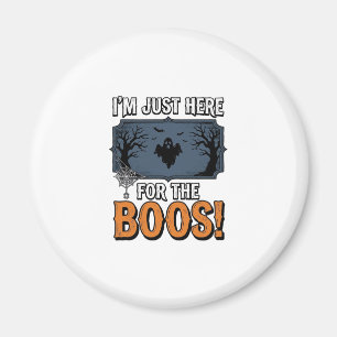 Rolig Halloween Boos Vintage Spök Tröja Design_1 Magnet