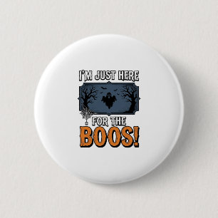 Rolig Halloween Boos Vintage Spökskjorta Design_1 Knapp