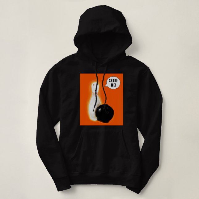Rolig Halloween-bowling T Shirt (Design framsida)