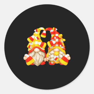 Rolig Halloween Candy Corn Dekor Söt Candycorn Tom Runt Klistermärke