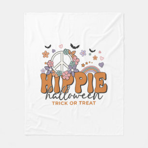 Rolig Halloween-citat Hippie Halloween Fleecefilt