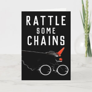 Rolig Halloween-cyklist Kort