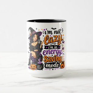 Rolig Halloween-dam Mugg