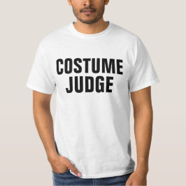 Rolig halloween fest för dräktdomare t shirt
