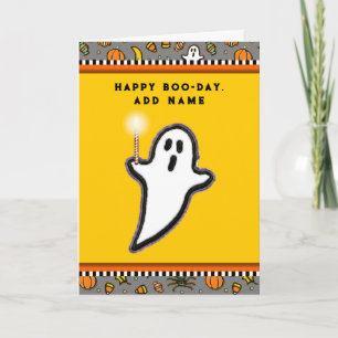 Rolig Halloween-födelsedag Kort