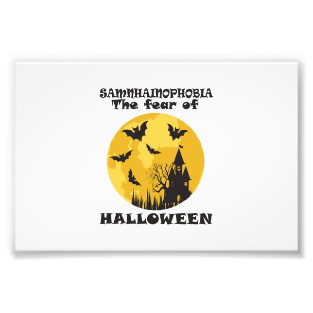 Rolig Halloween Fototryck (Framsidan)