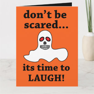 Rolig Halloween-ghost Kort