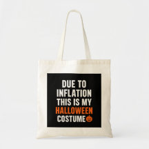 Rolig Halloween-handväska – På grund av inflation