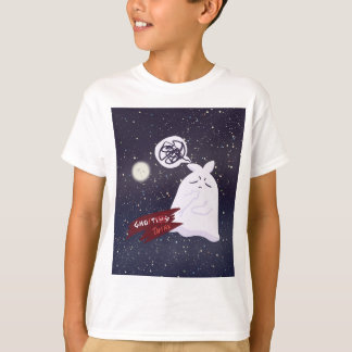 Rolig Halloween humor Överanalyserande spöke T Shirt