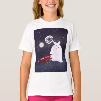 Rolig Halloween humor Överanalyserande spöke T Shirt