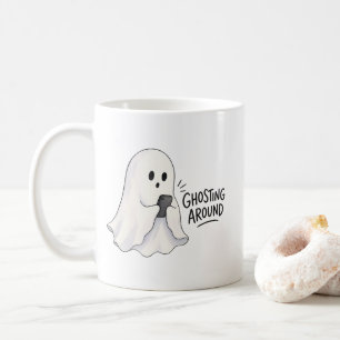 Rolig Halloween-illustration av spöken Kaffemugg