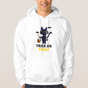 rolig halloween kattekostym halloween present hoodie