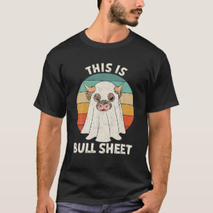 Rolig Halloween Ko Boo Spök Kostym Det Här Är En T Shirt