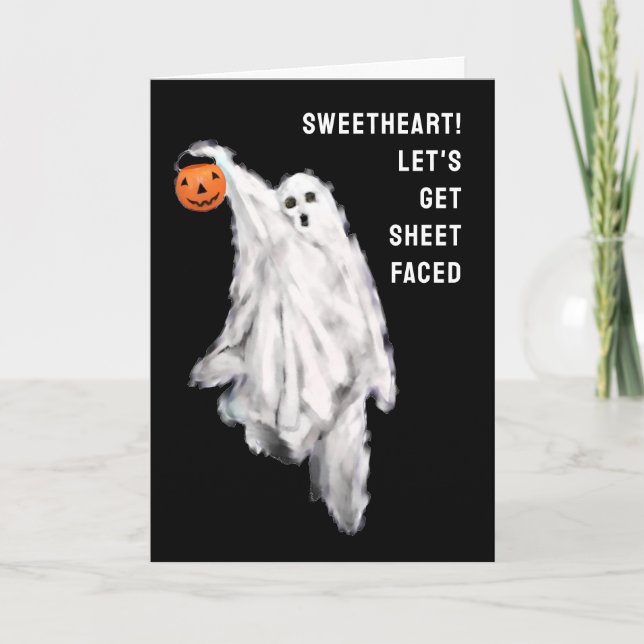 Rolig Halloween Kort (Framsida)
