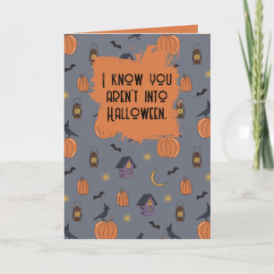 Rolig Halloween-kort från mamma Sarksastiskt Kort