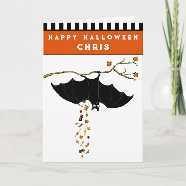 Rolig Halloween-kort Kort (Framsida)