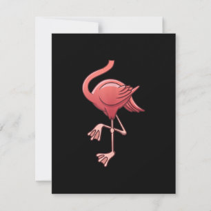 Rolig Halloween-kostym för huvudlös flamingo Roli Inbjudningar