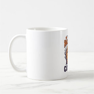 Rolig Halloween-kostym Pumpa Häxa Tröja Design Kaffemugg