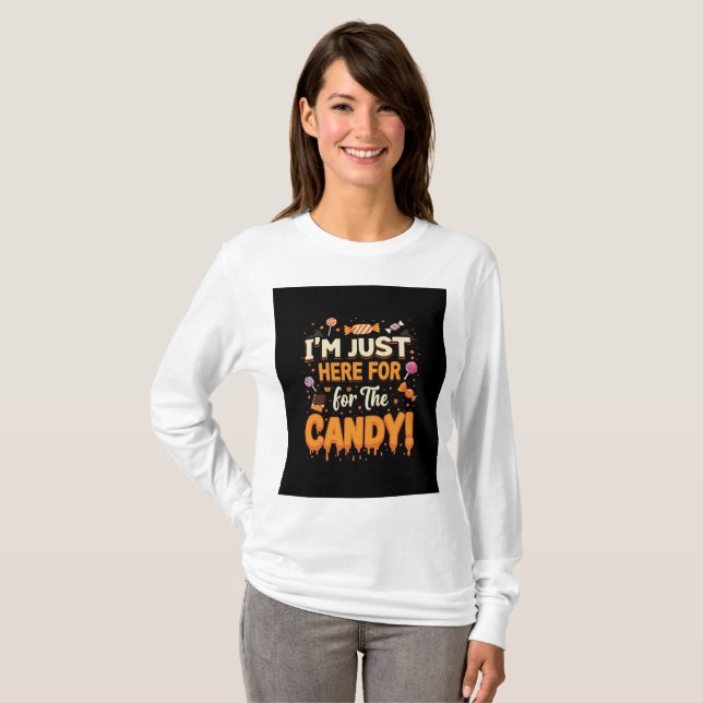 Rolig Halloween Kvinnor T Shirt (Hel framsida)