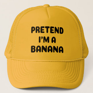 Rolig Halloween - Låt mig vara en banan Keps