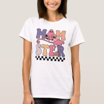 Rolig Halloween Mamster Spöke T-Shirt