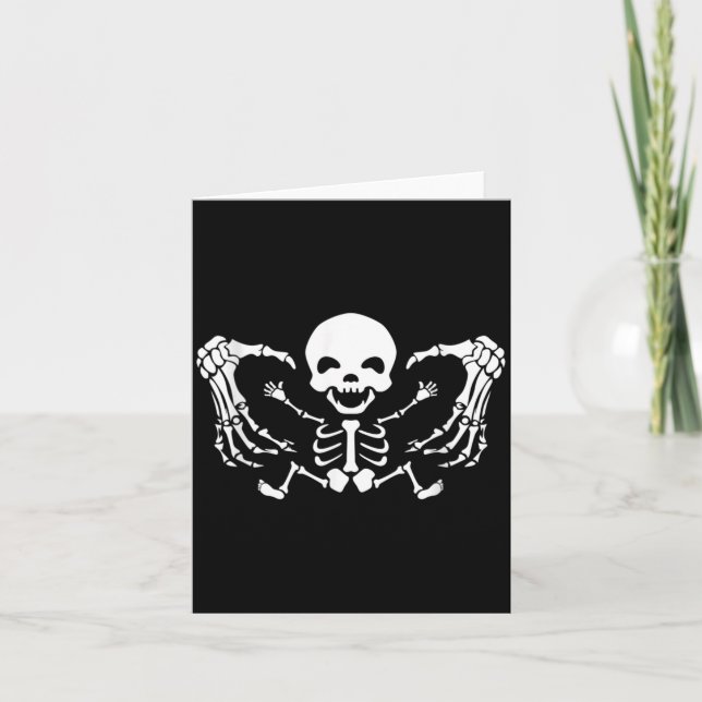 Rolig Halloween-meddelande om graviditet för bebis Kort (Framsida)