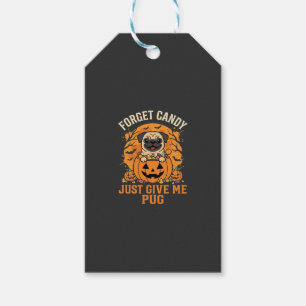 Rolig Halloween Mops Konfektdesign_1 Presentetikett