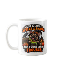 Rolig Halloween-mugg med fransk bulldogg - Spel oc