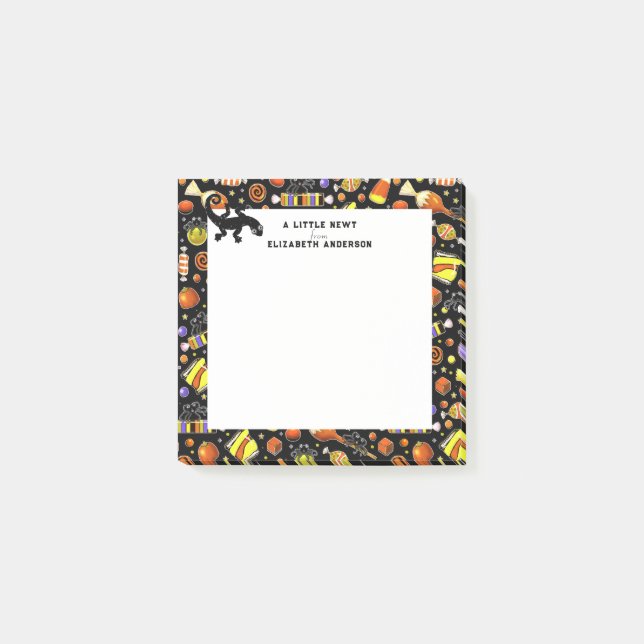 Rolig Halloween Post-it Block (Framsida)