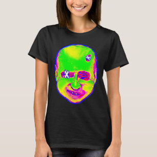 Rolig Halloween Putin Clown 1980-tal Retro Konst U T Shirt