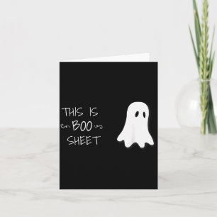 Rolig Halloween-spöke Det här är Boo-ark Kort